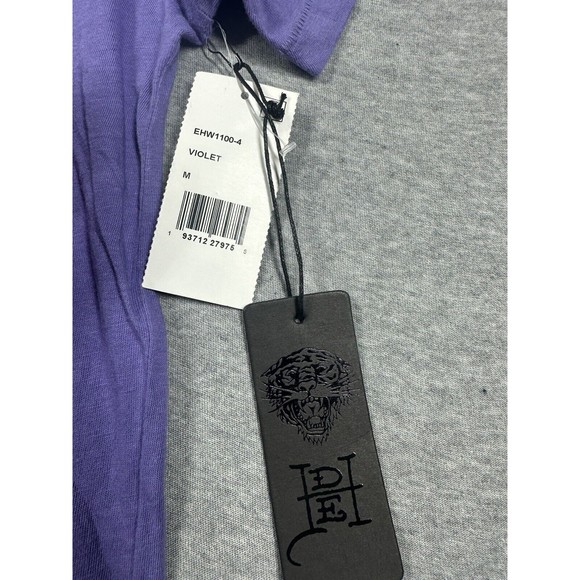 Ed Hardy Women's New York City Graphic T-Shirt (medium , Violet)‎ - Picture 6 of 9